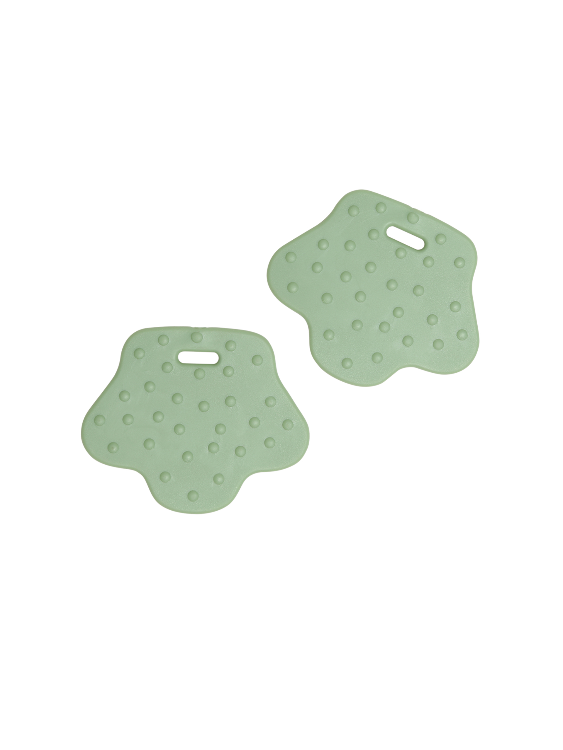 Myk TPE figur - dyrefot - pastel grønn