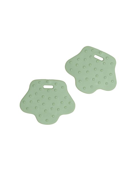 Myk TPE figur - dyrefot - pastel grønn