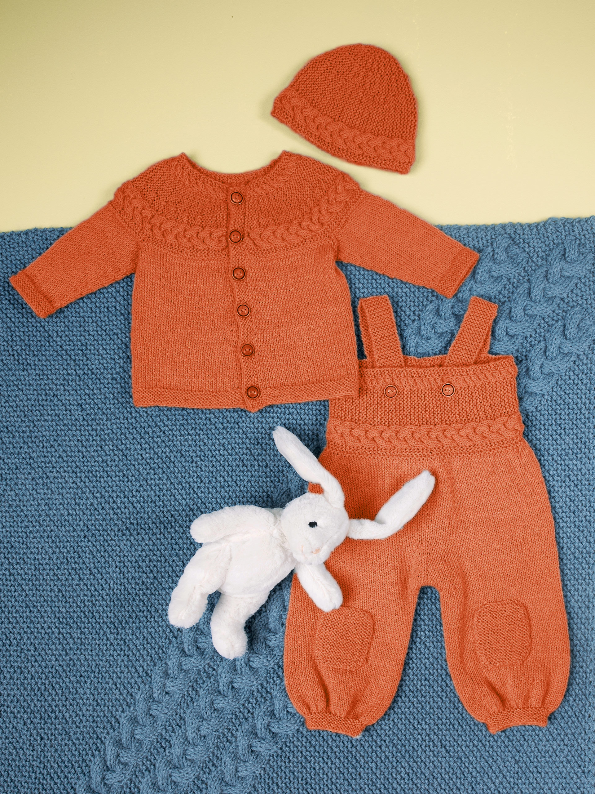 Mikael jakke, bukse og lue oransje