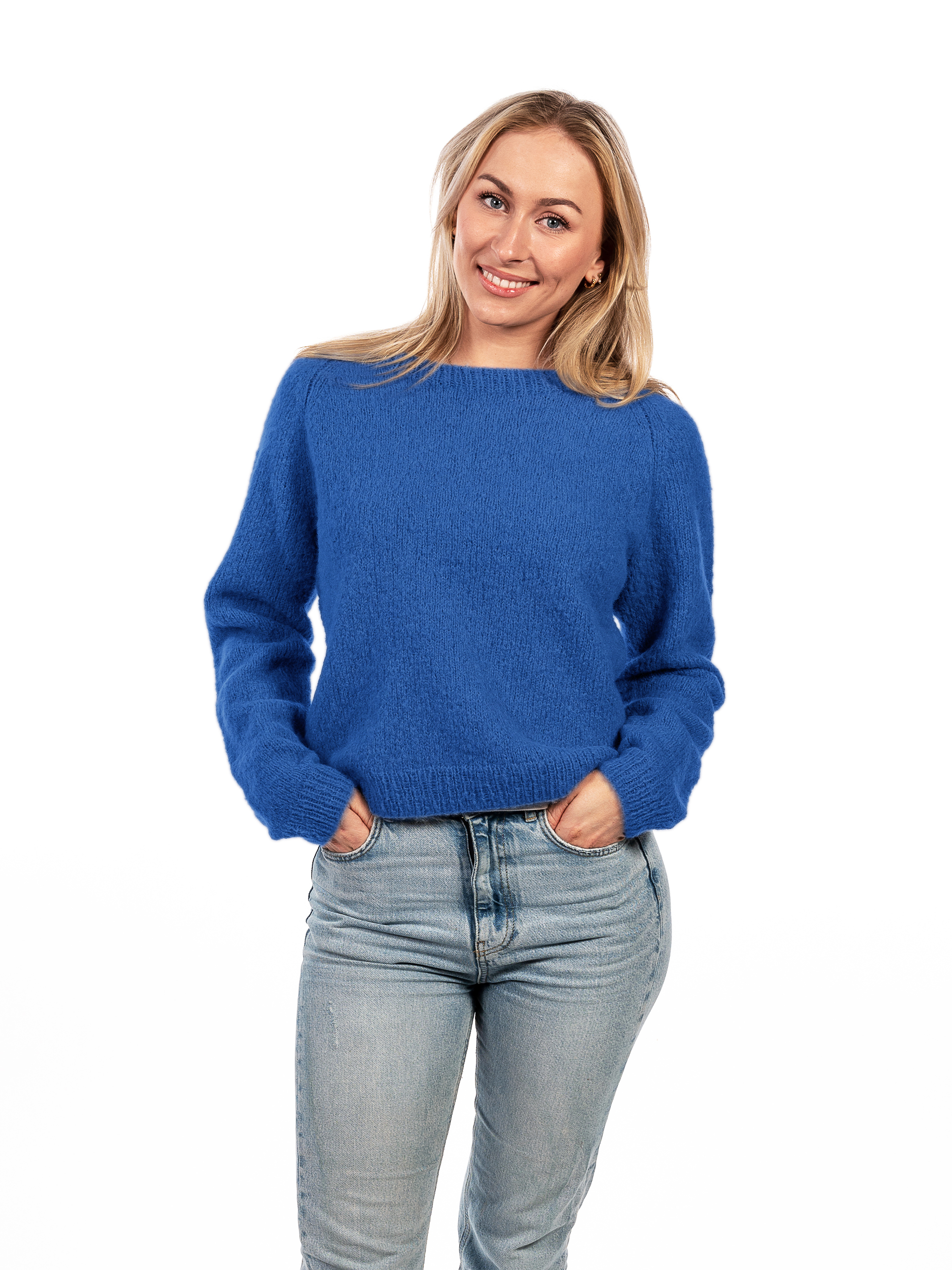 Elben genser kongeblå