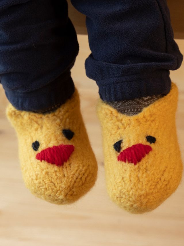 2310-18 Påskekylling tøfler