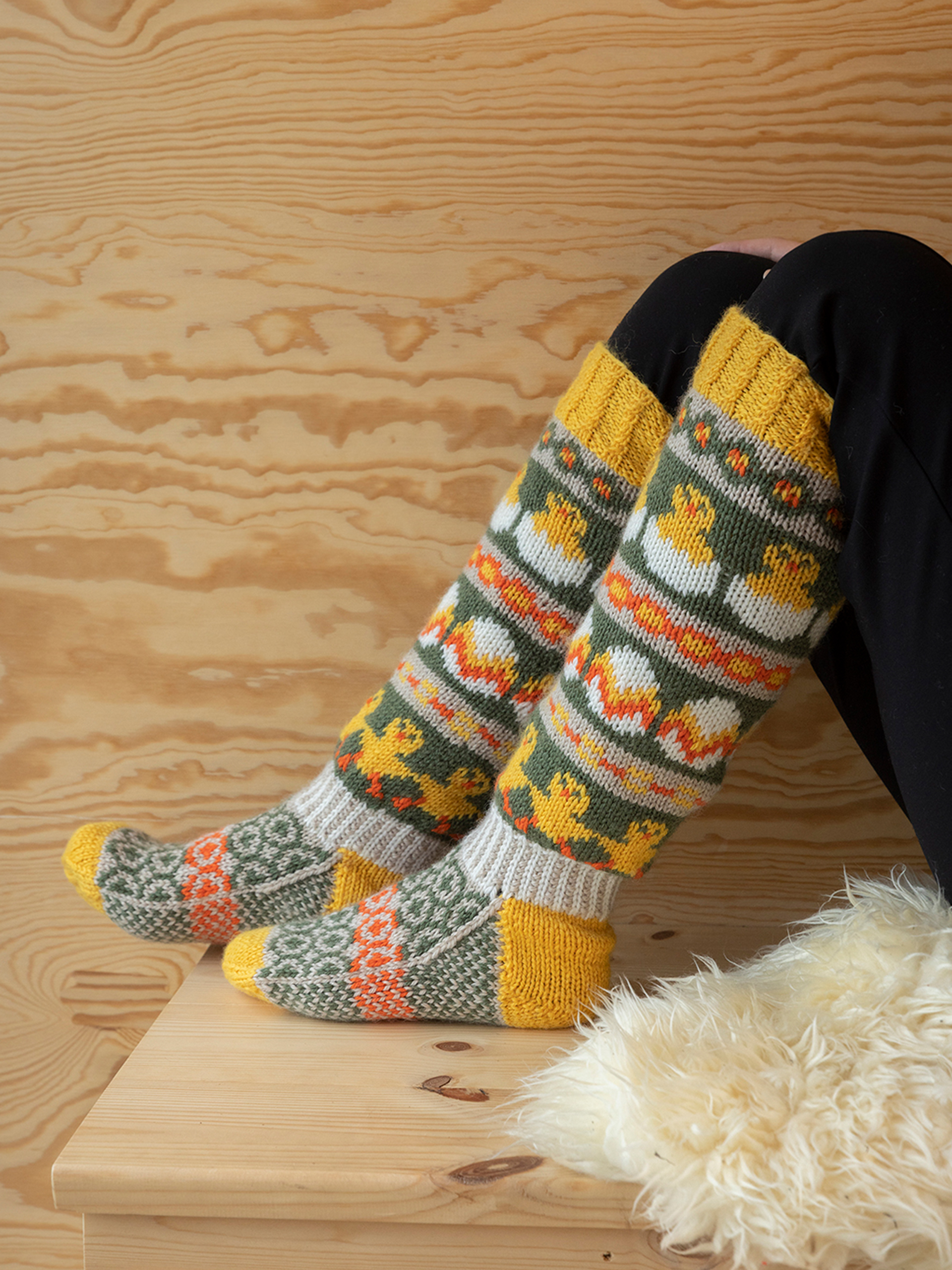 2310-26 Påskelykke sokken