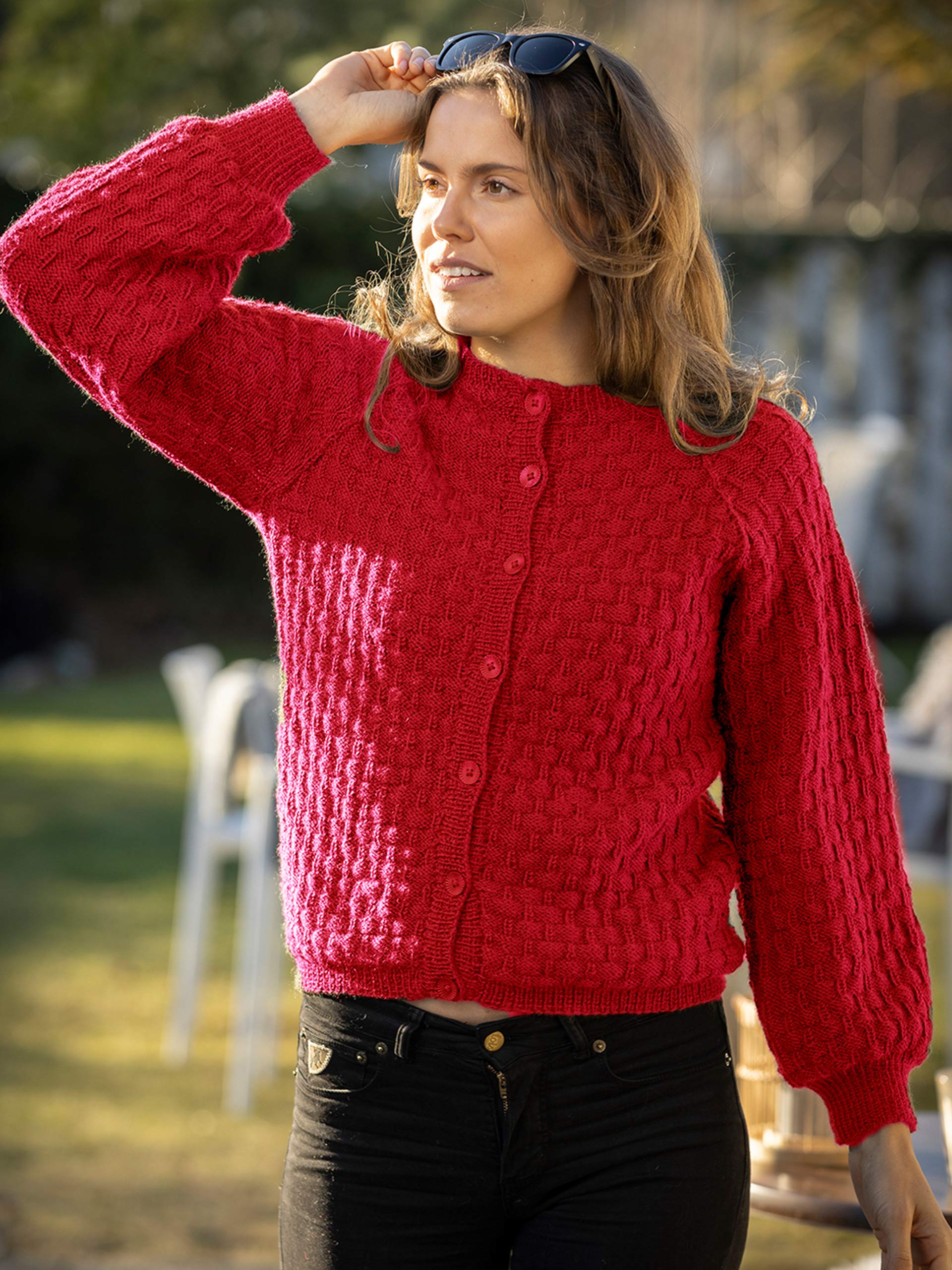 2311-05 Tegula jakke rød