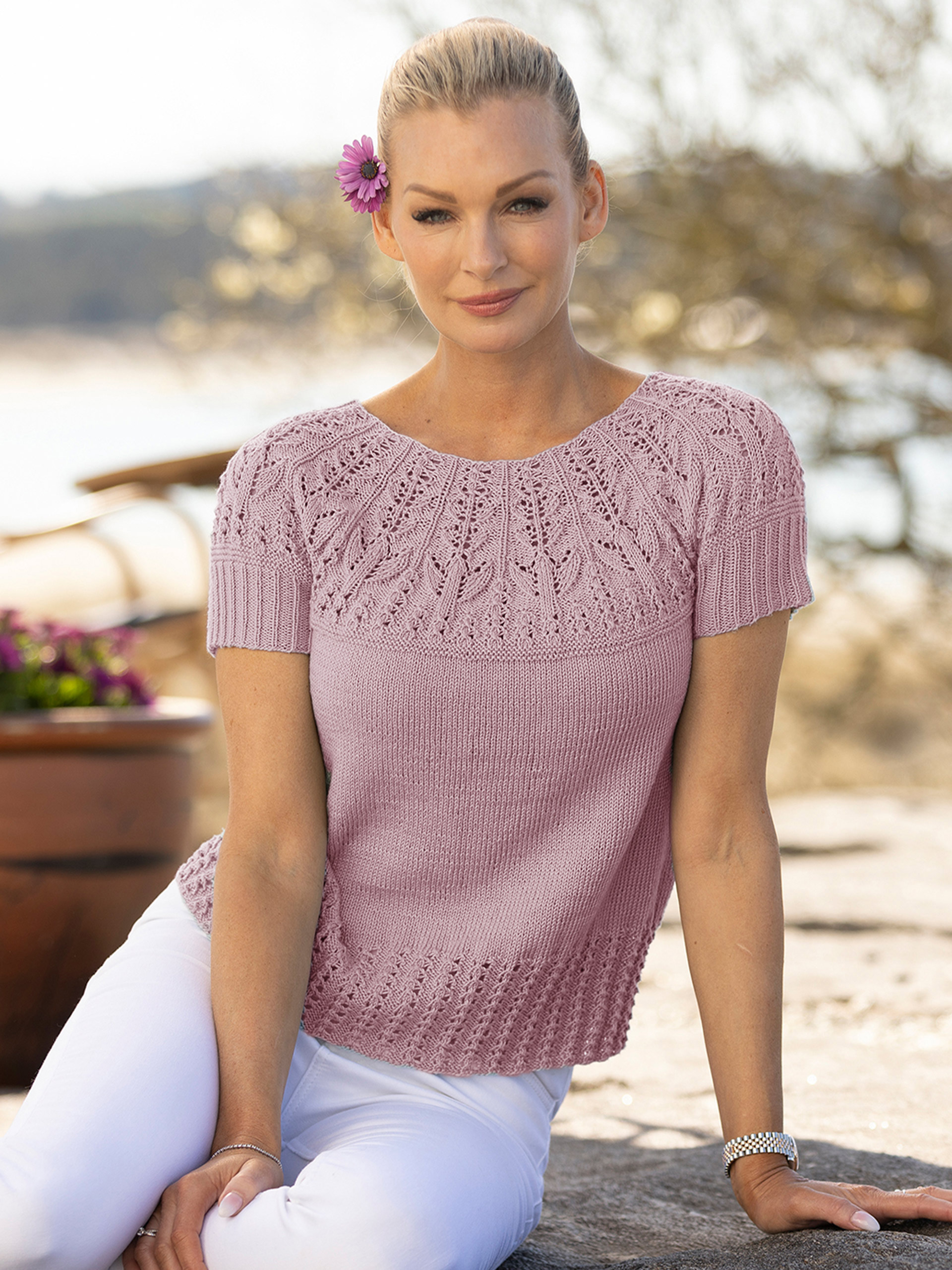 2320-4 Tulip topp pudderrosa