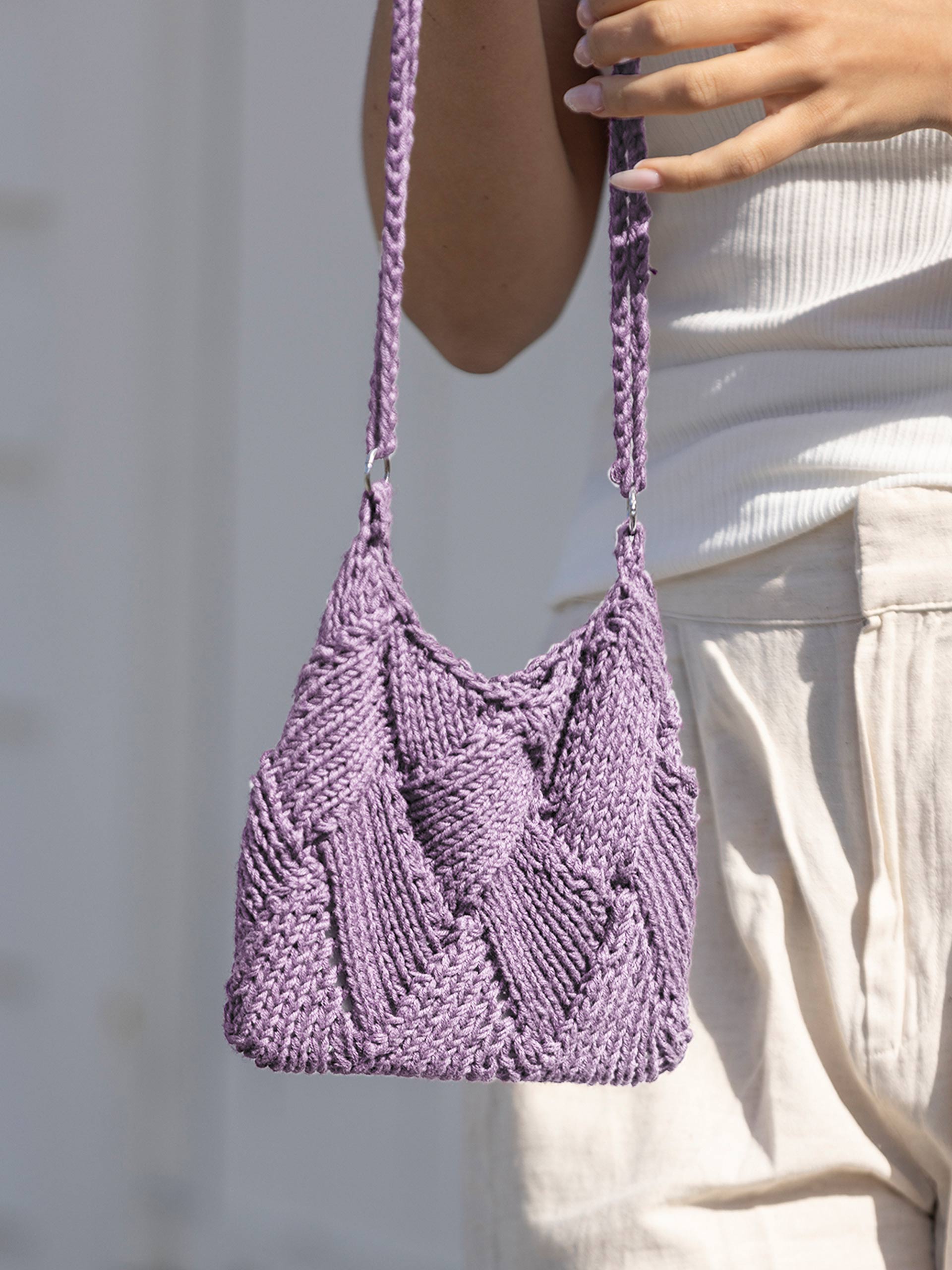 2321-9 Paco veske lys lilla