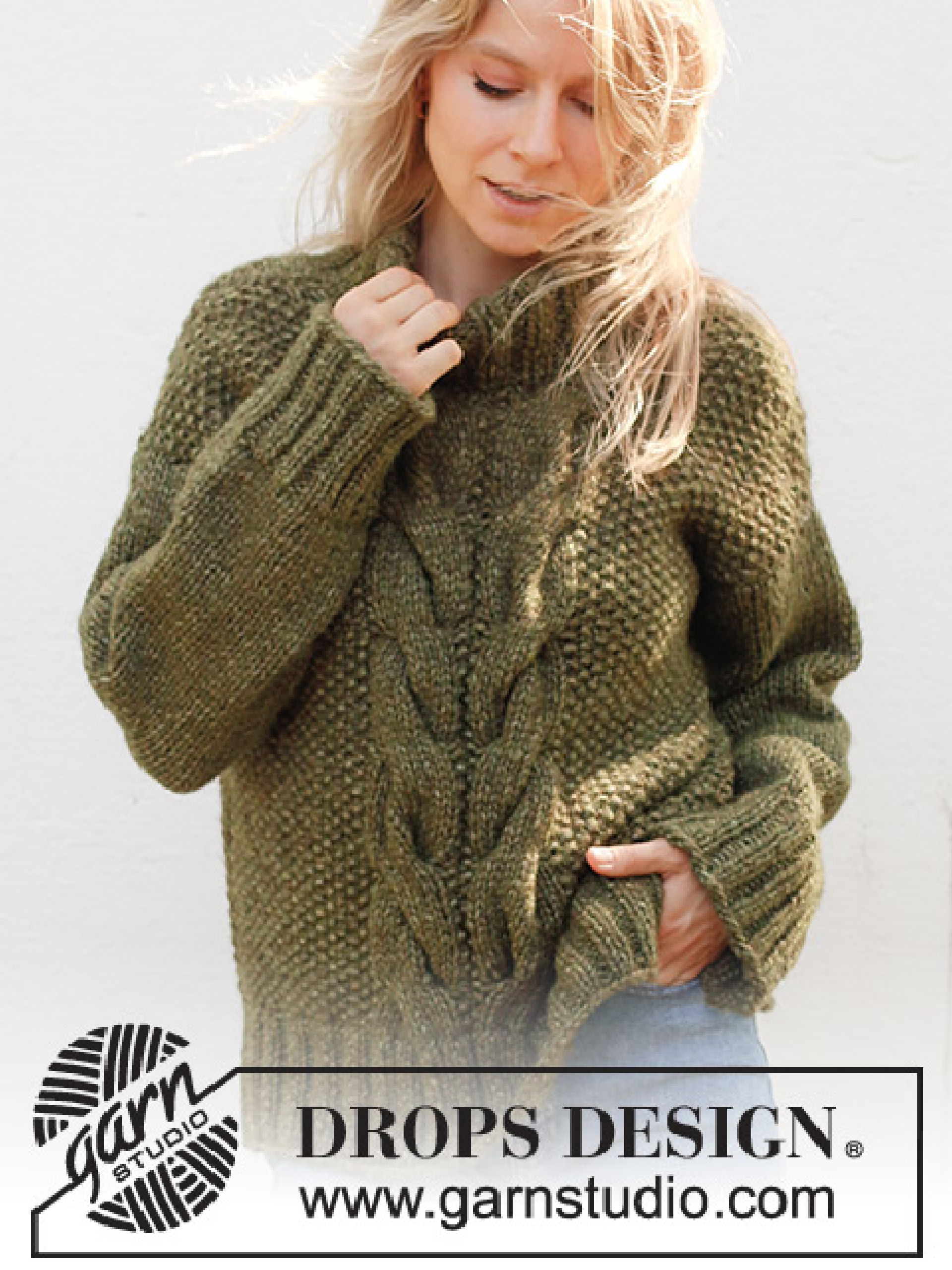 244-32 Moss Vine Sweater