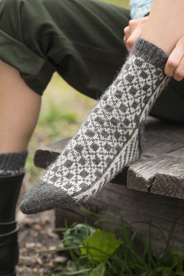 368-07 Fjellfiol ankelsokker