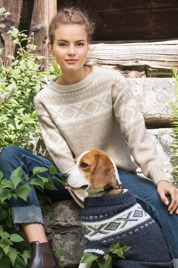 370-11 Cortina genser beige