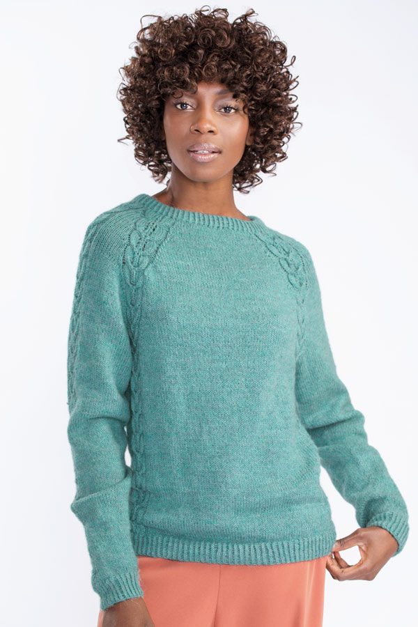 371-08 Aida genser sjøgrønn