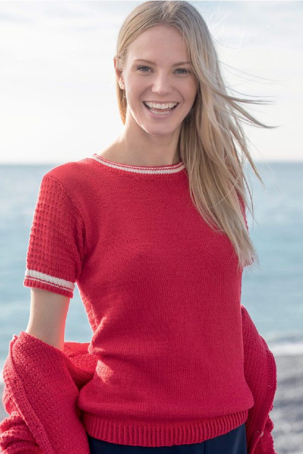 380-13 Greta Topp Rød