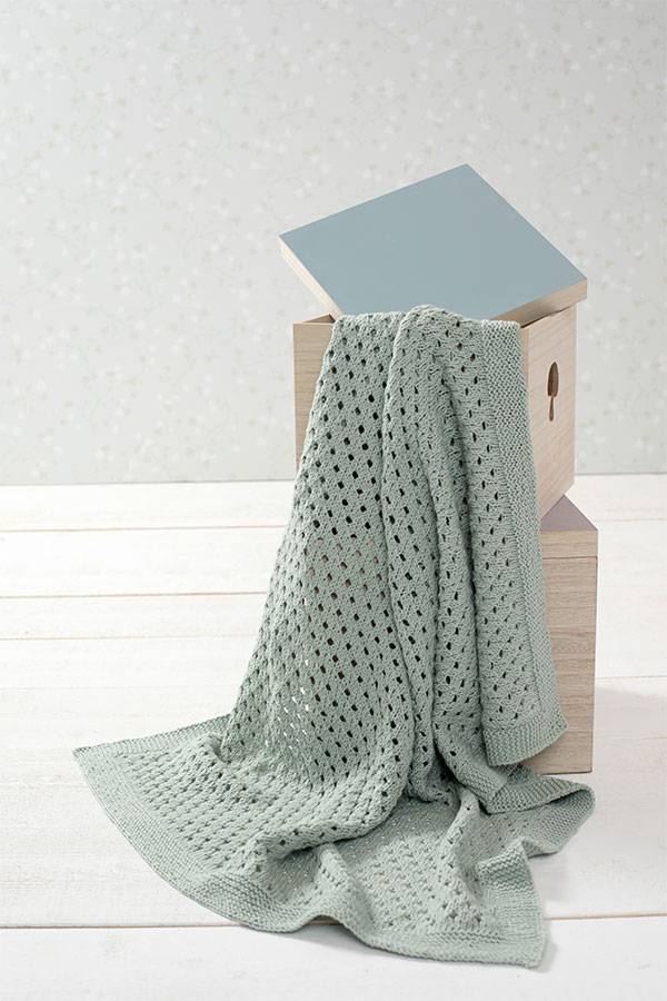 396-05 Minsten babyteppe lys jade