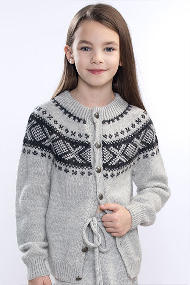 405-06 Cortina kids jakke grå