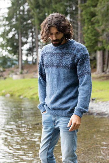 406-04 Q-symre genser denim