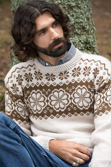 406-08 Q-symre genser beige