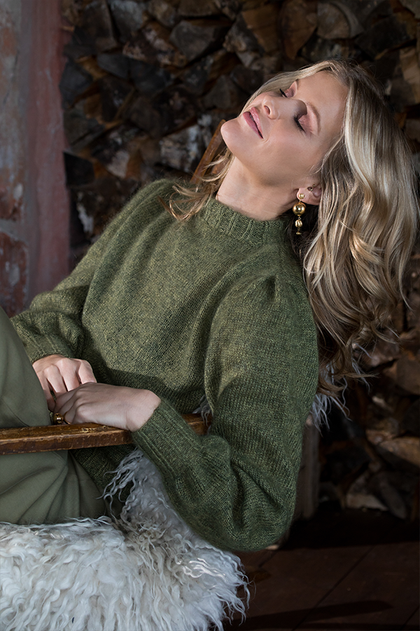 408-19b Misty genser armygrønn