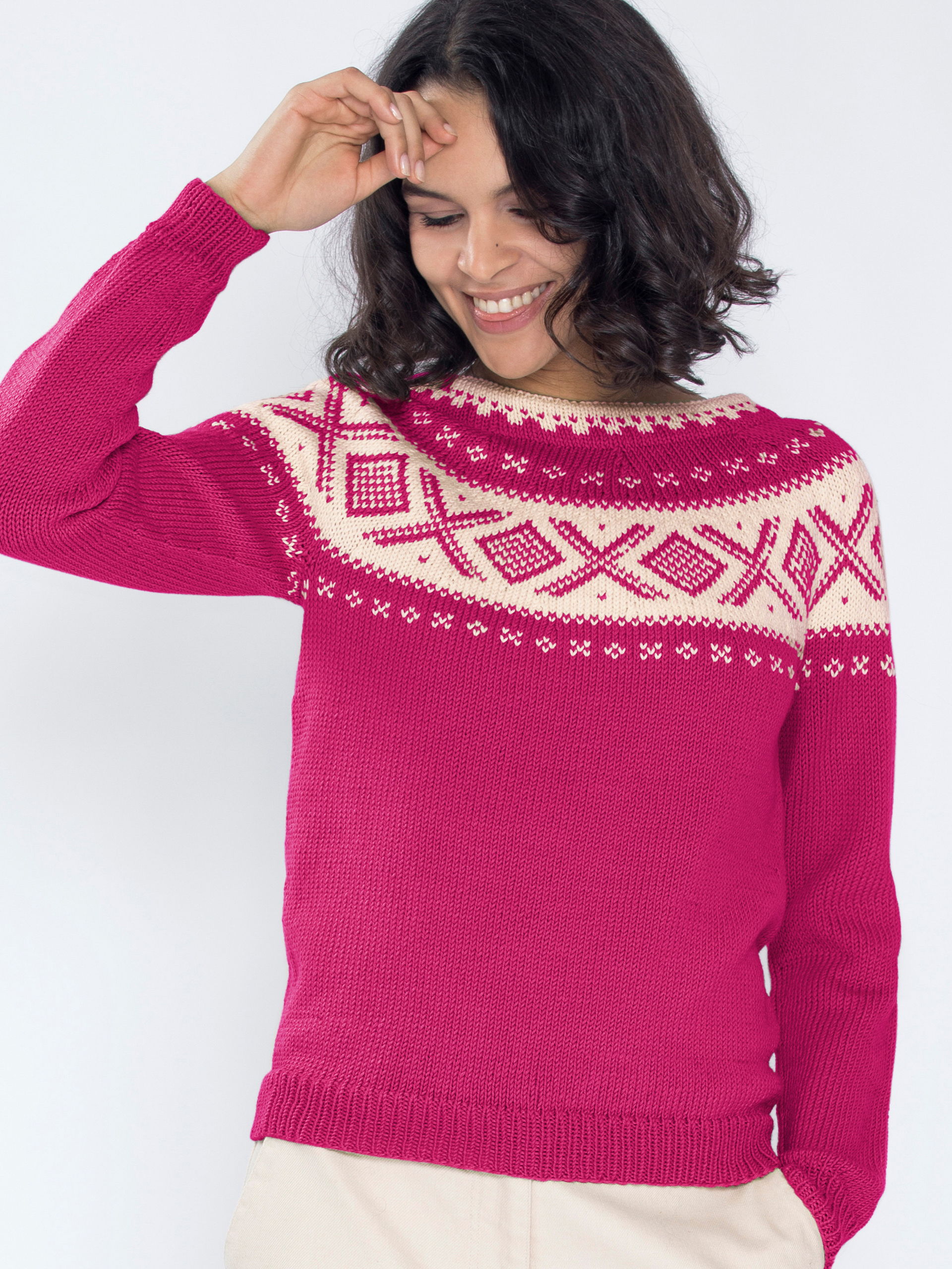 410-01b Cortina genser rosa