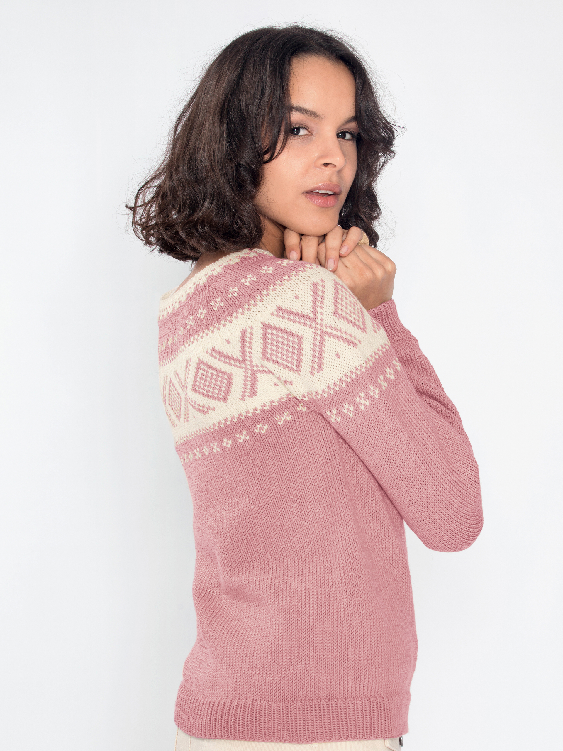 410-03c Cortina genser rose