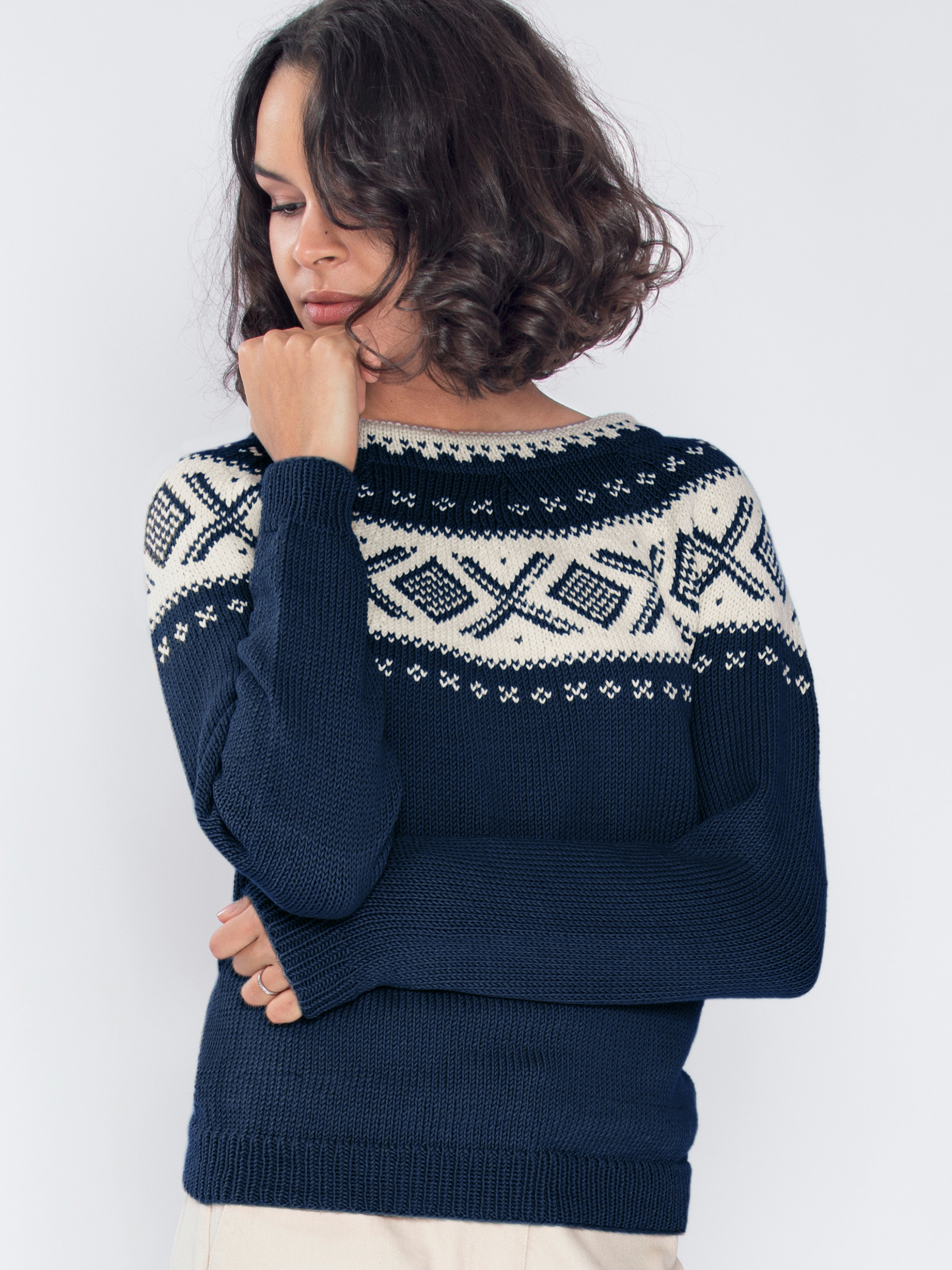  410-06c Cortina genser marine