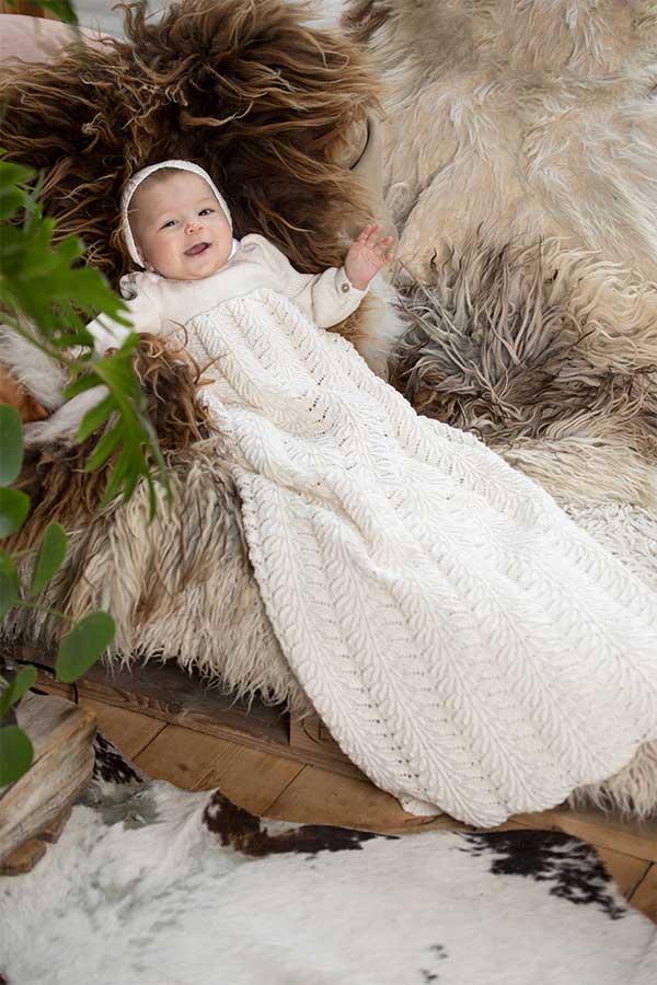 411-11 Evy dåpskjole & tilbehør