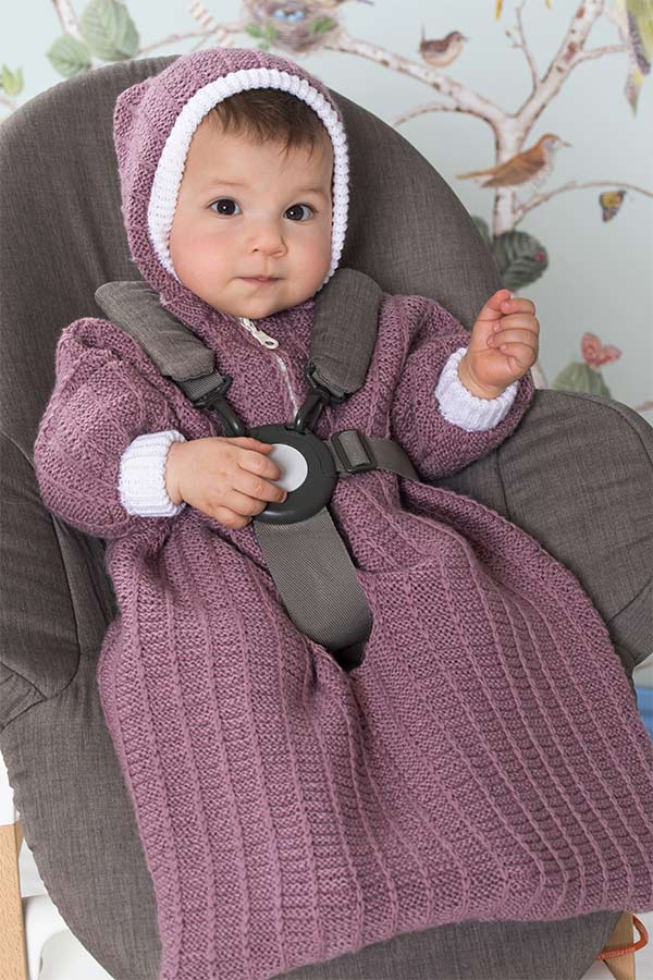 414-06 Edvin kjørepose gammelrosa