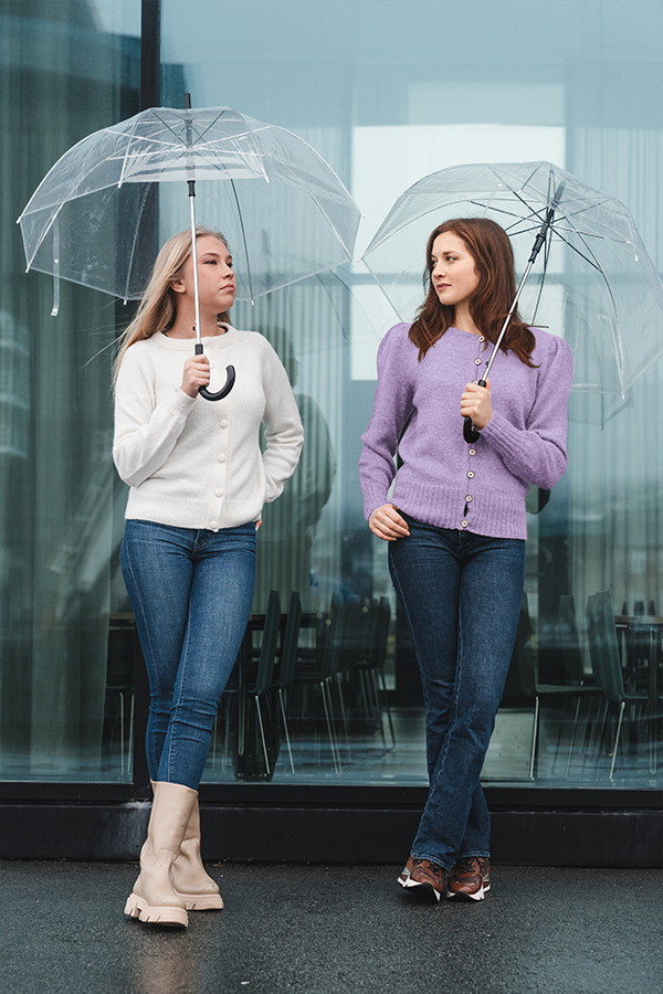 446-07a Gyda jakke lys lavendel