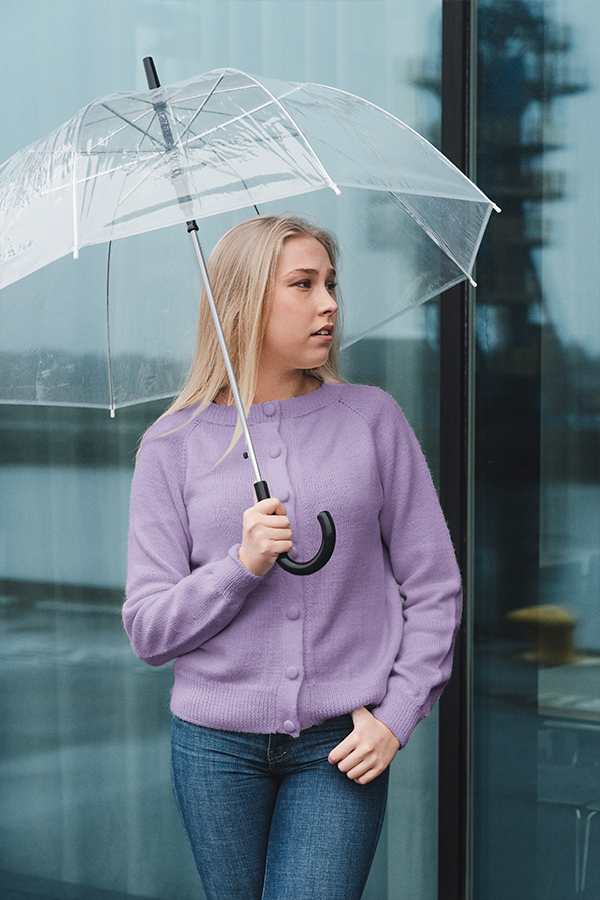 446-08b Salomè cardigan lys lavendel