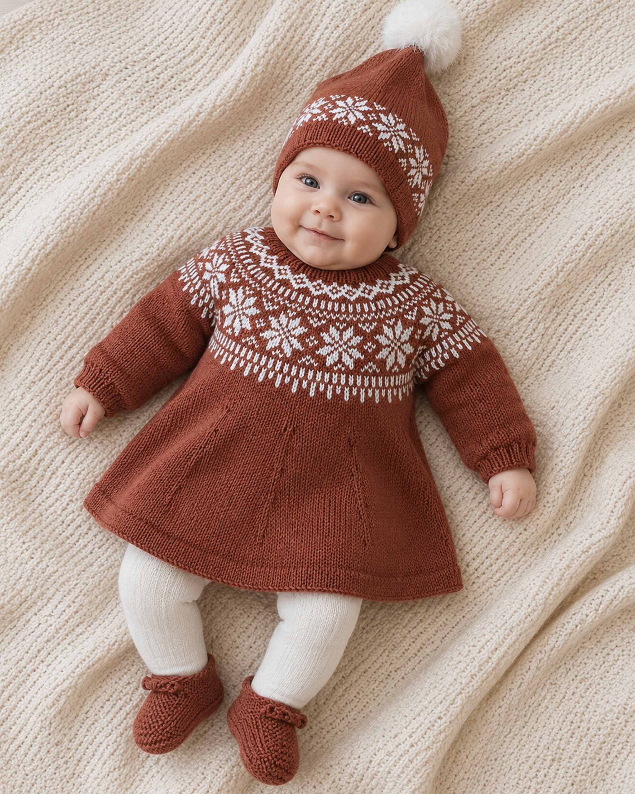 621MS-29a Chunky Selbu Kjole