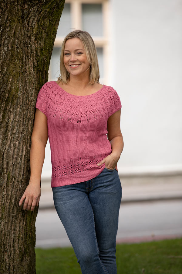 2016-9 Molly topp cerise