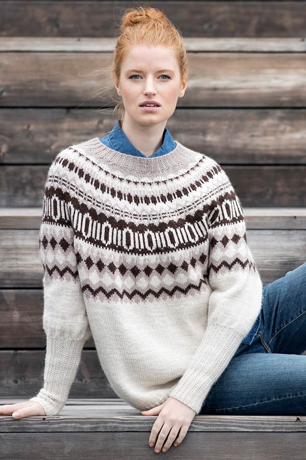 70-14 Anna genser beige