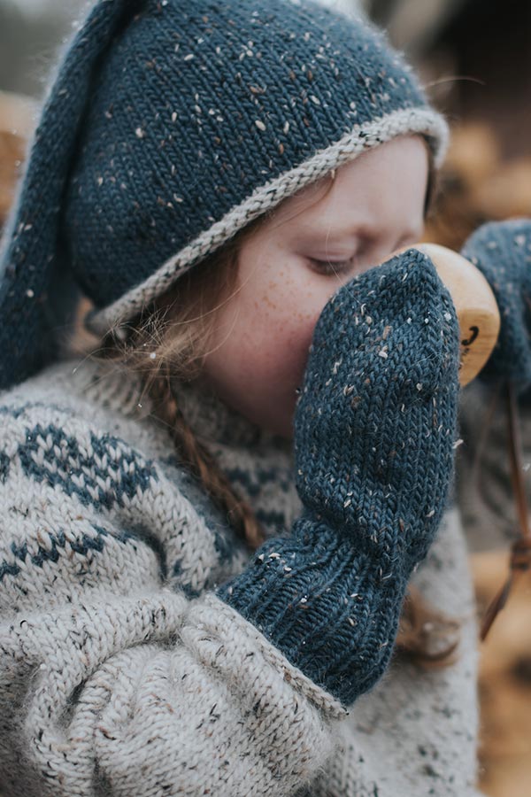 73-01 Hjertegenser barn grå