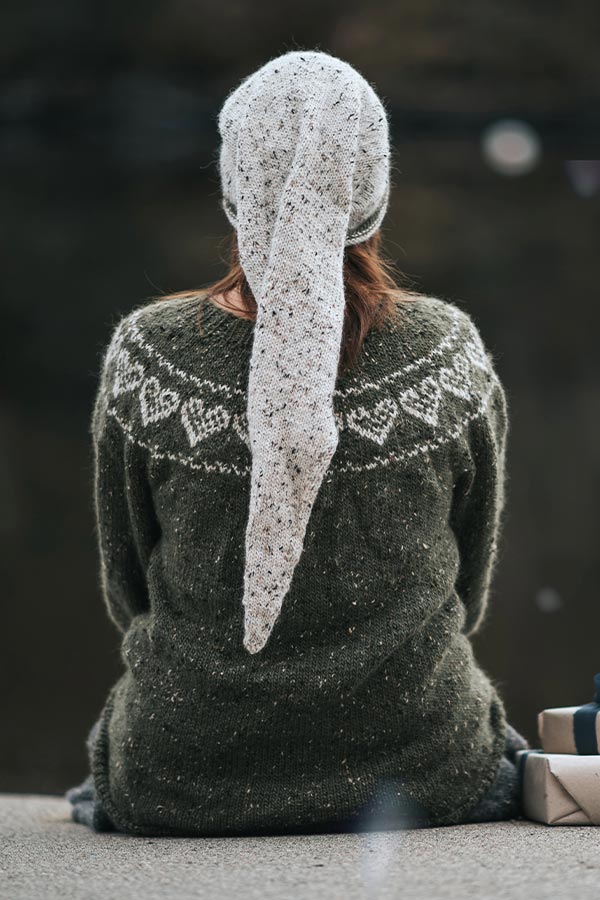 73-04 Hjertegenser voksen oliven