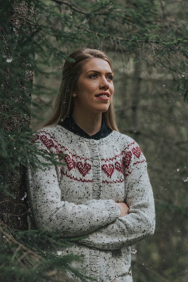 73-12 Hjertejakke voksen natur