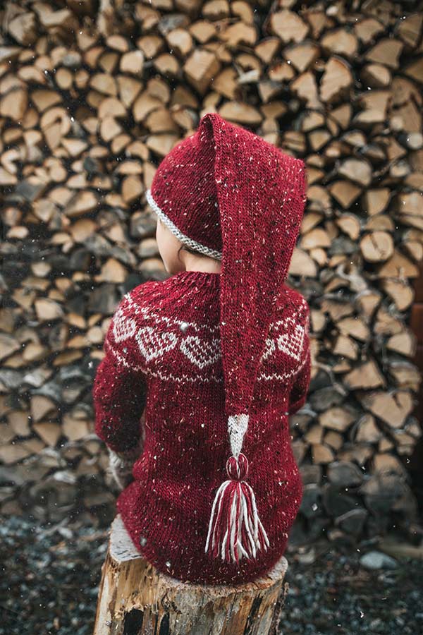 73-17 Romjulsdress med hjerter