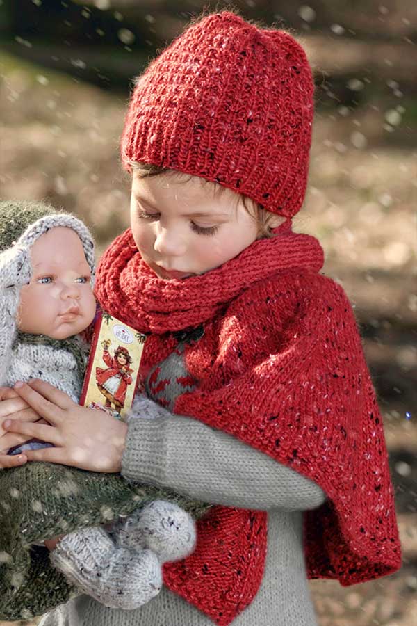 73-58 Romjulscape barn rød