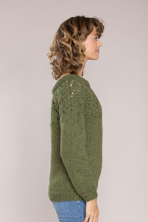 75-10 Randi genser grønn