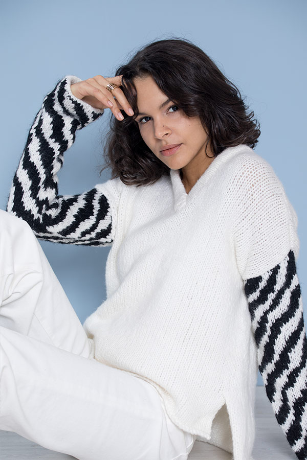 78-6 Zest genser svart