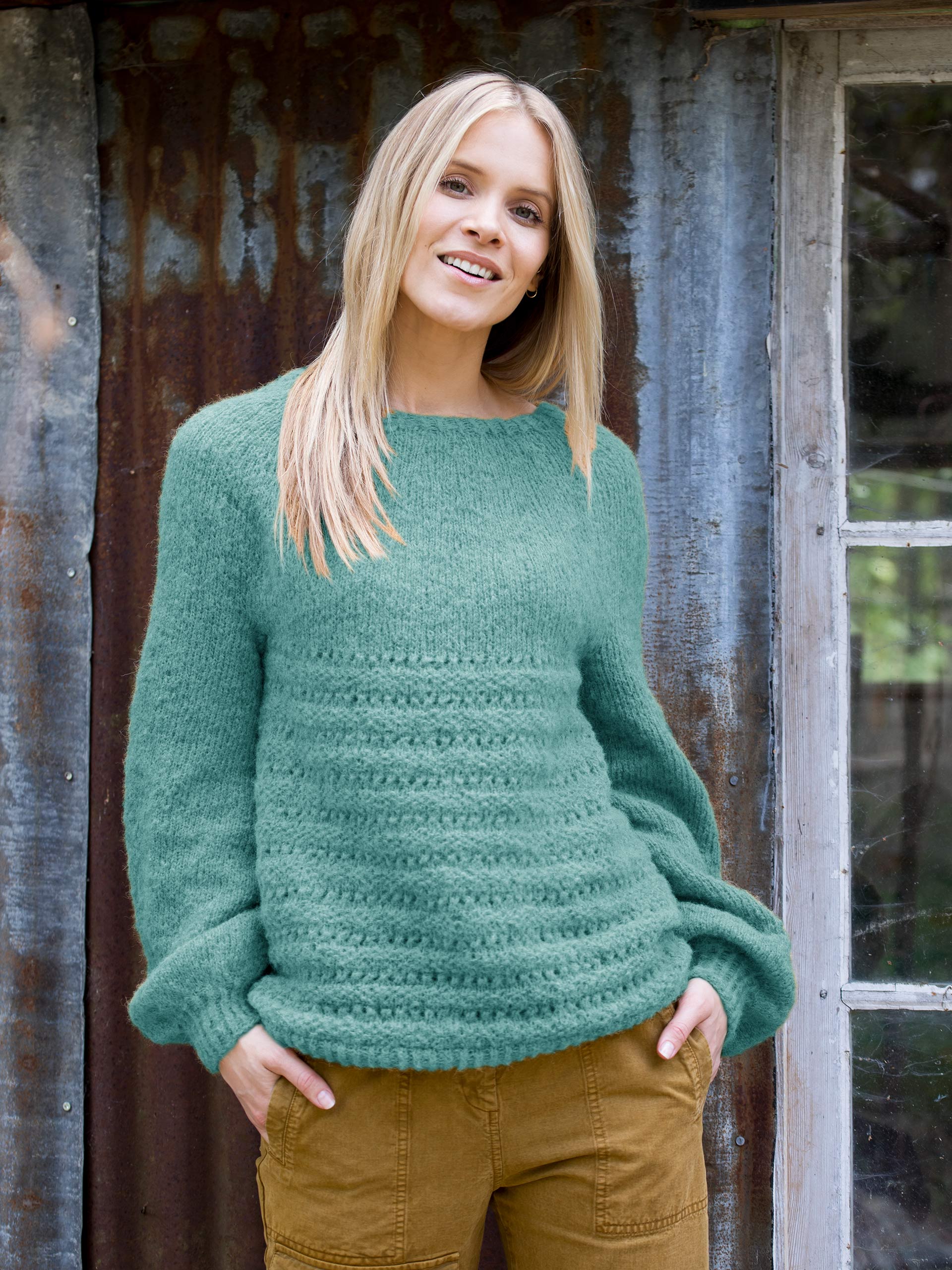 80-06 Sofie genser sjøgrønn