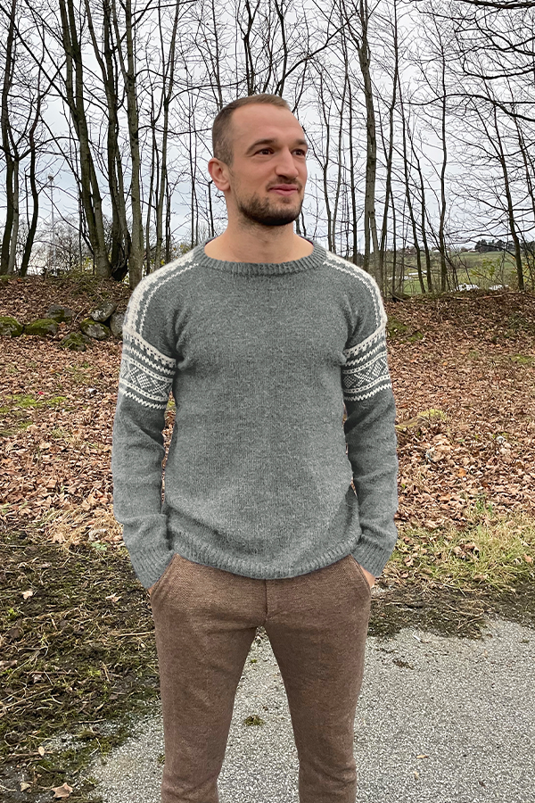 99-09c Cortina genser Unisex lys grå