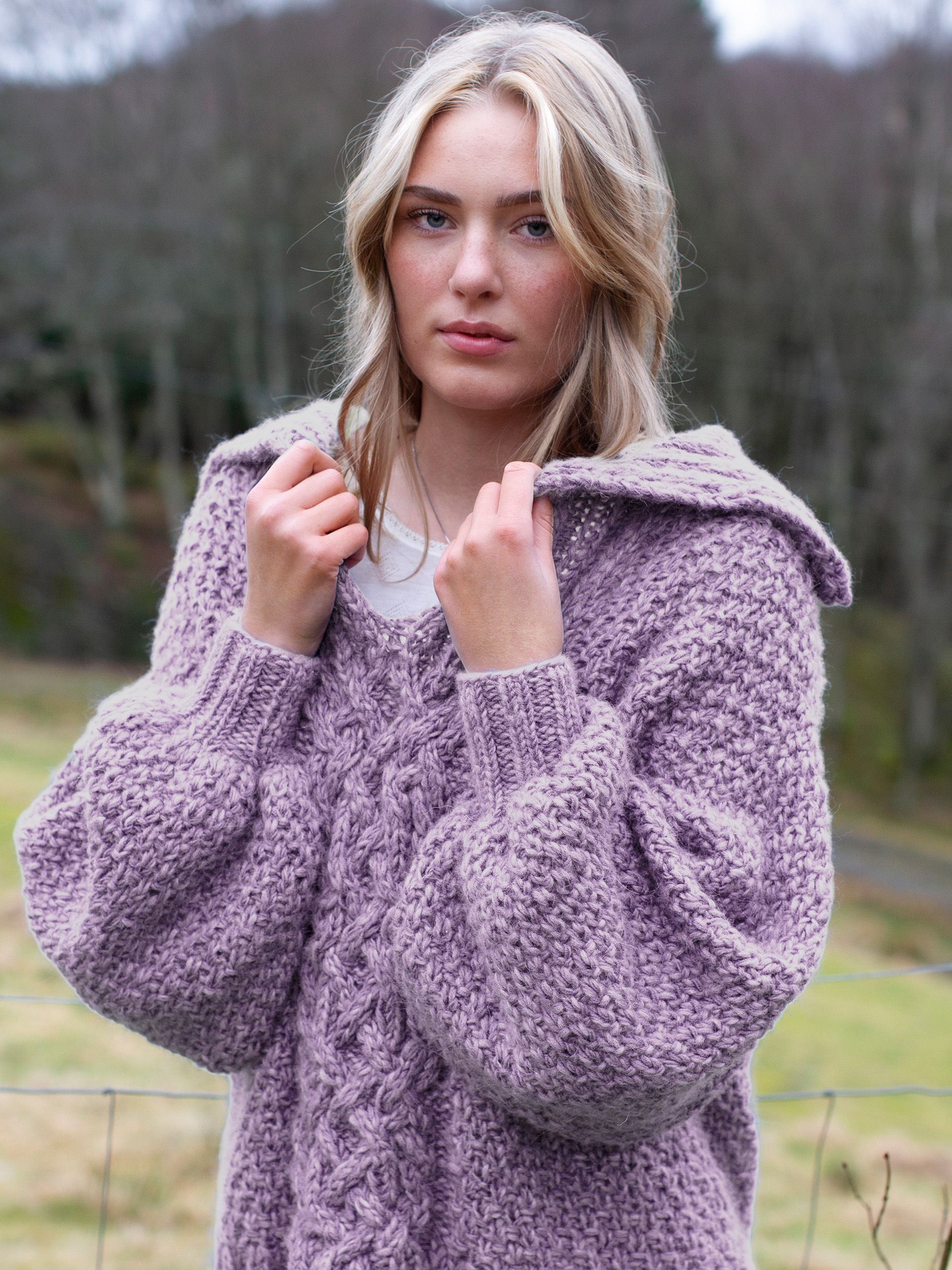 ØYA genser lys lilla