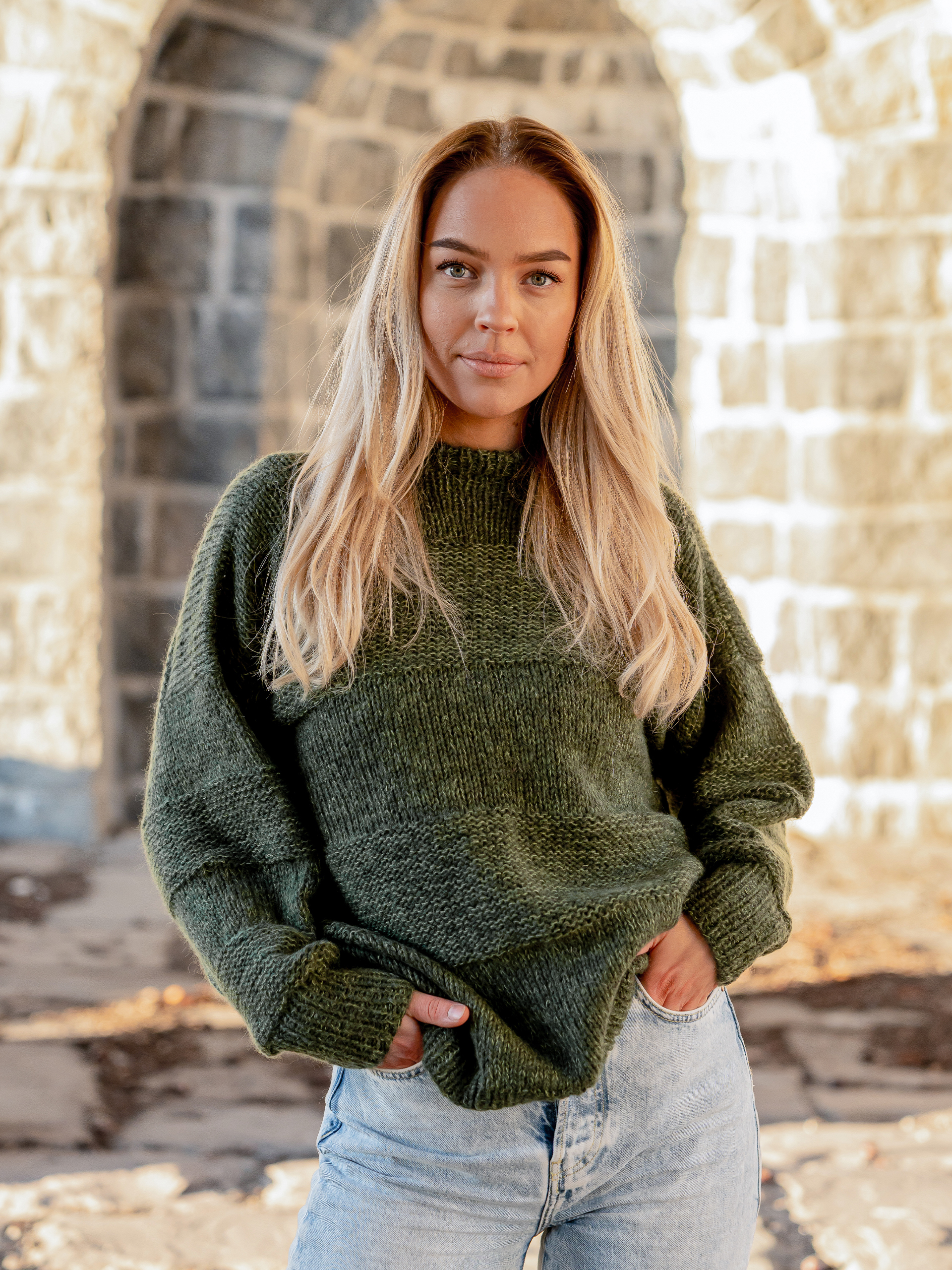 Arstun genser grønn