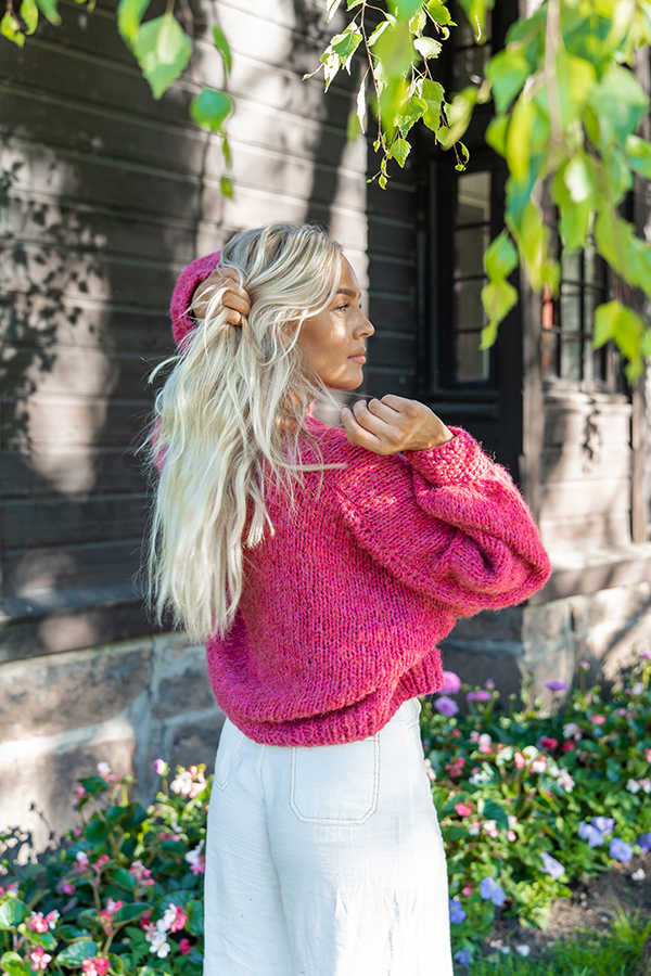 THE BASIC cardigan rosa