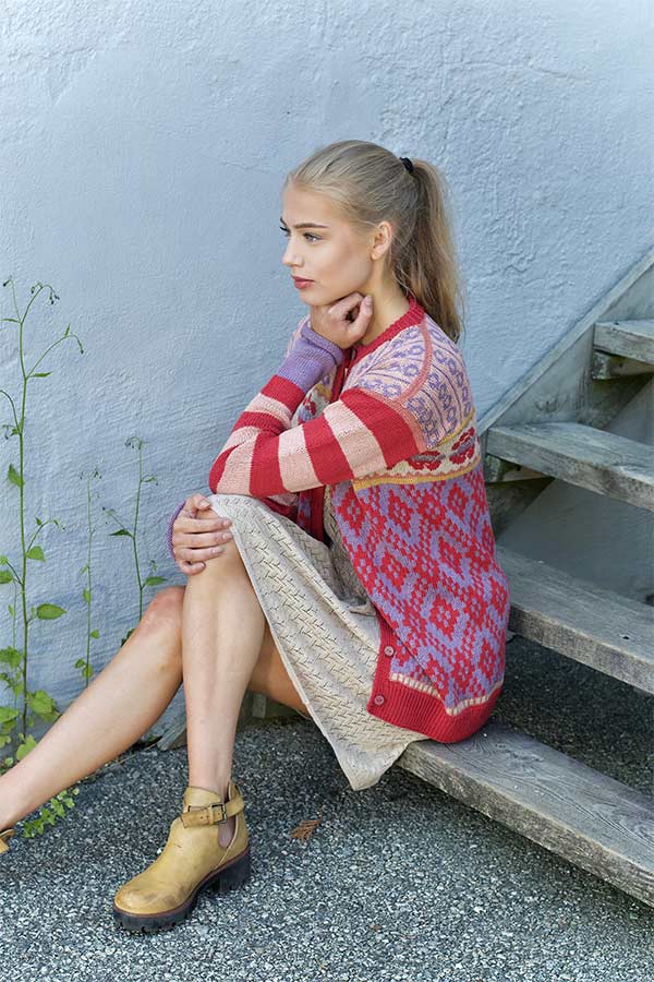 MARIROSA støvet rød-lilla