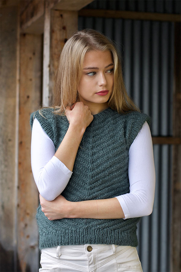 WENA VEST Grågrønn