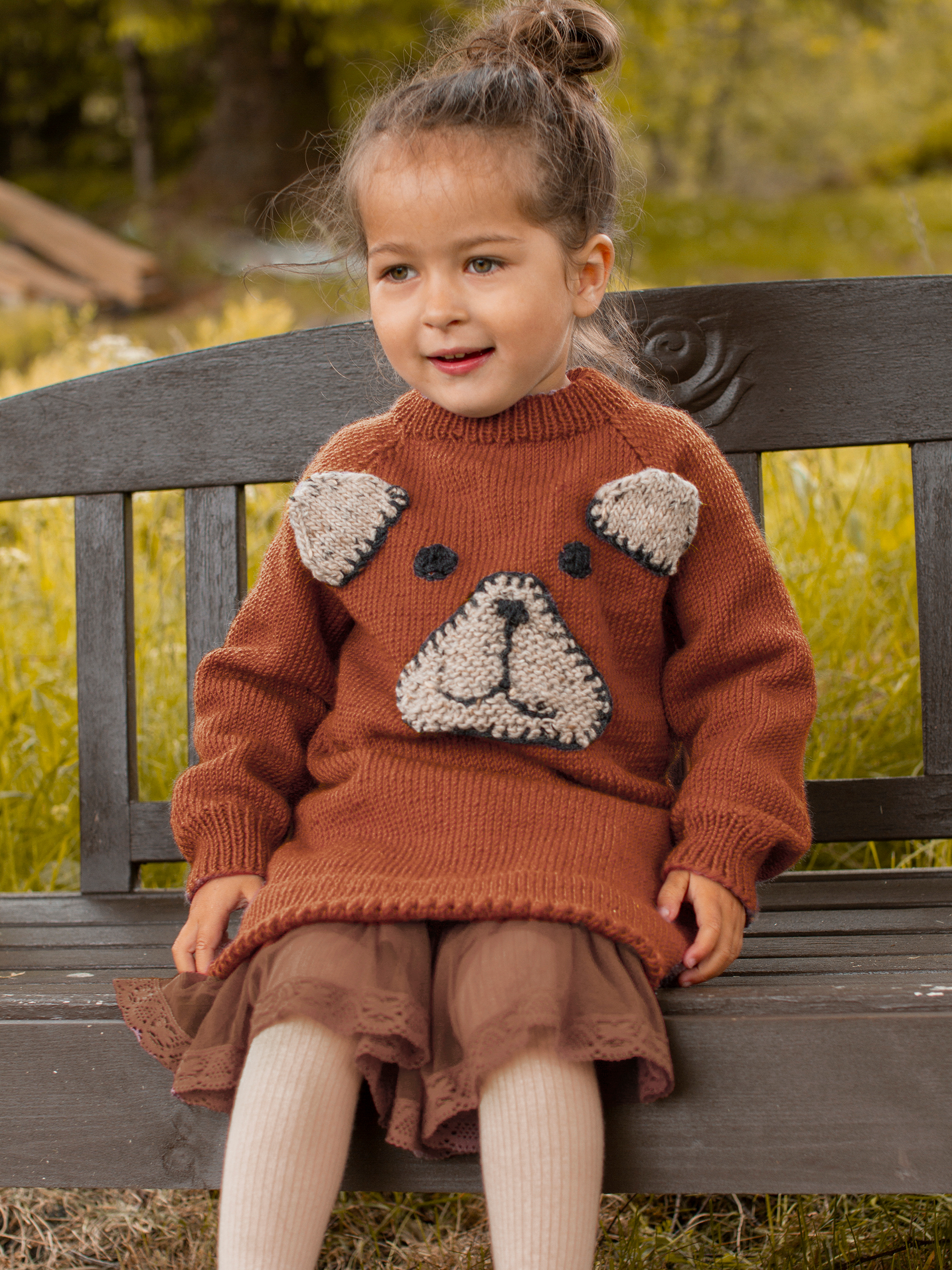 BJØRNHILD tunika rustbrun