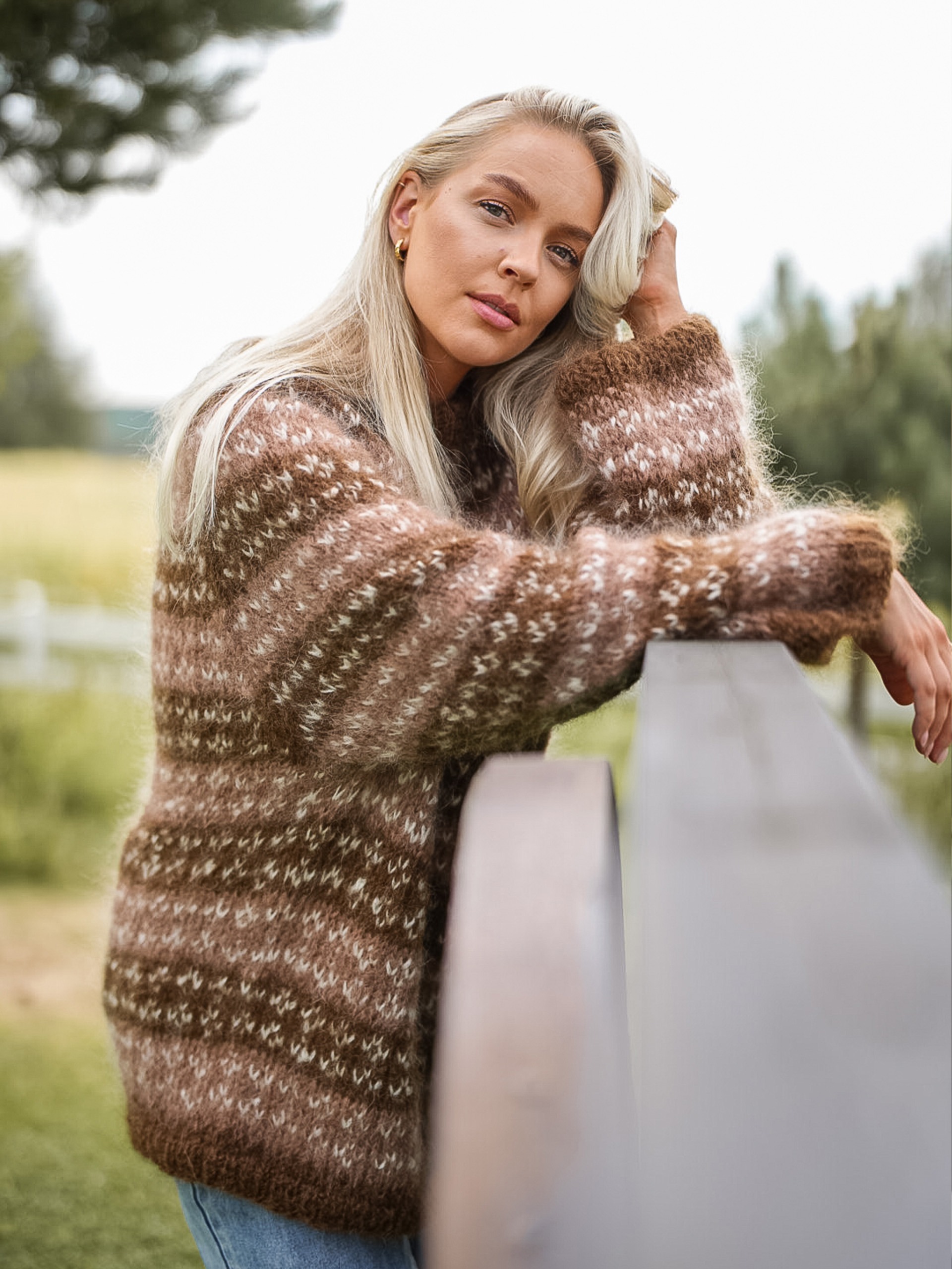 523V-01j Blome genser vol.2 brun