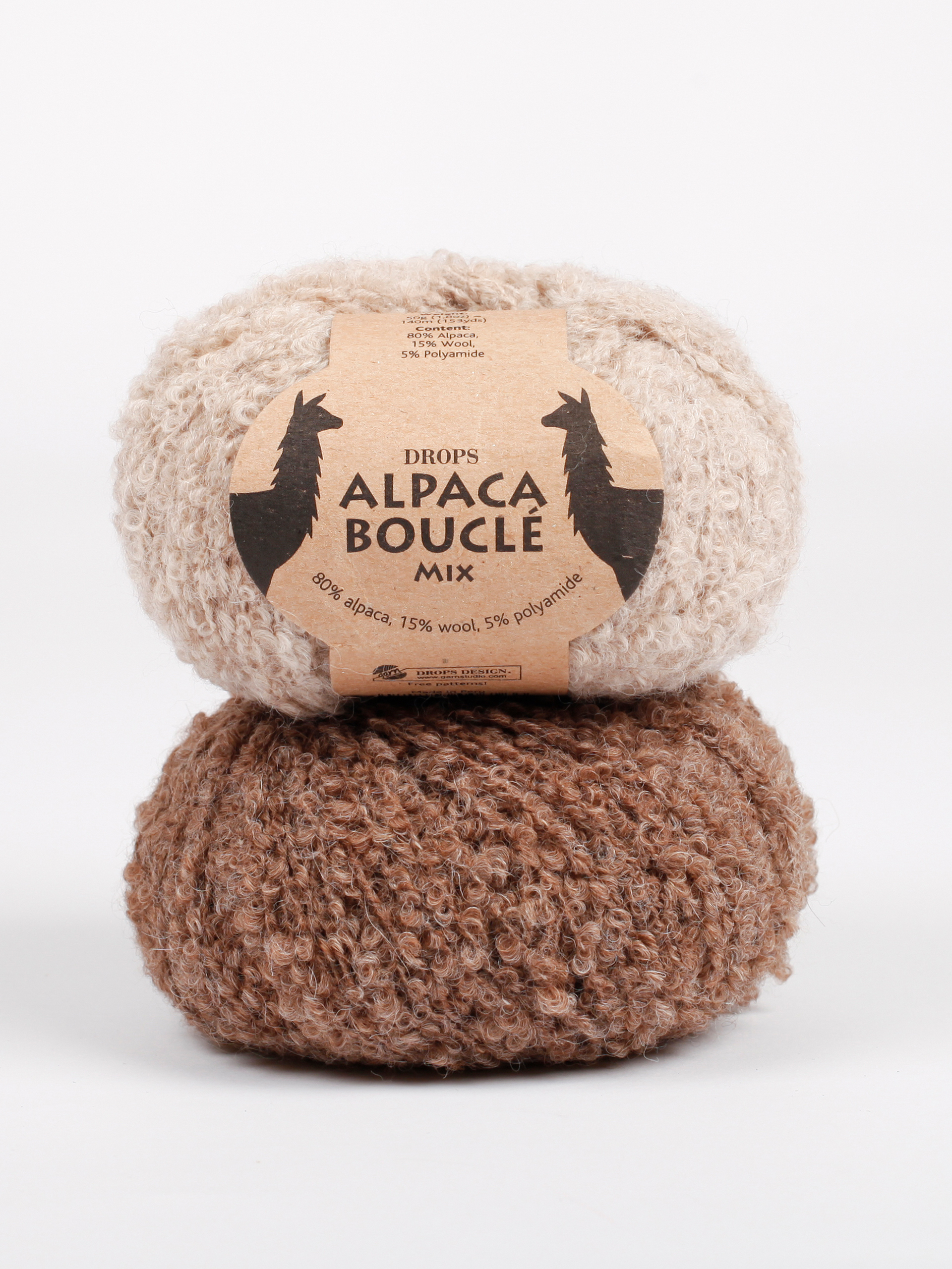 Alpaca Bouclé posesalg 10 stk