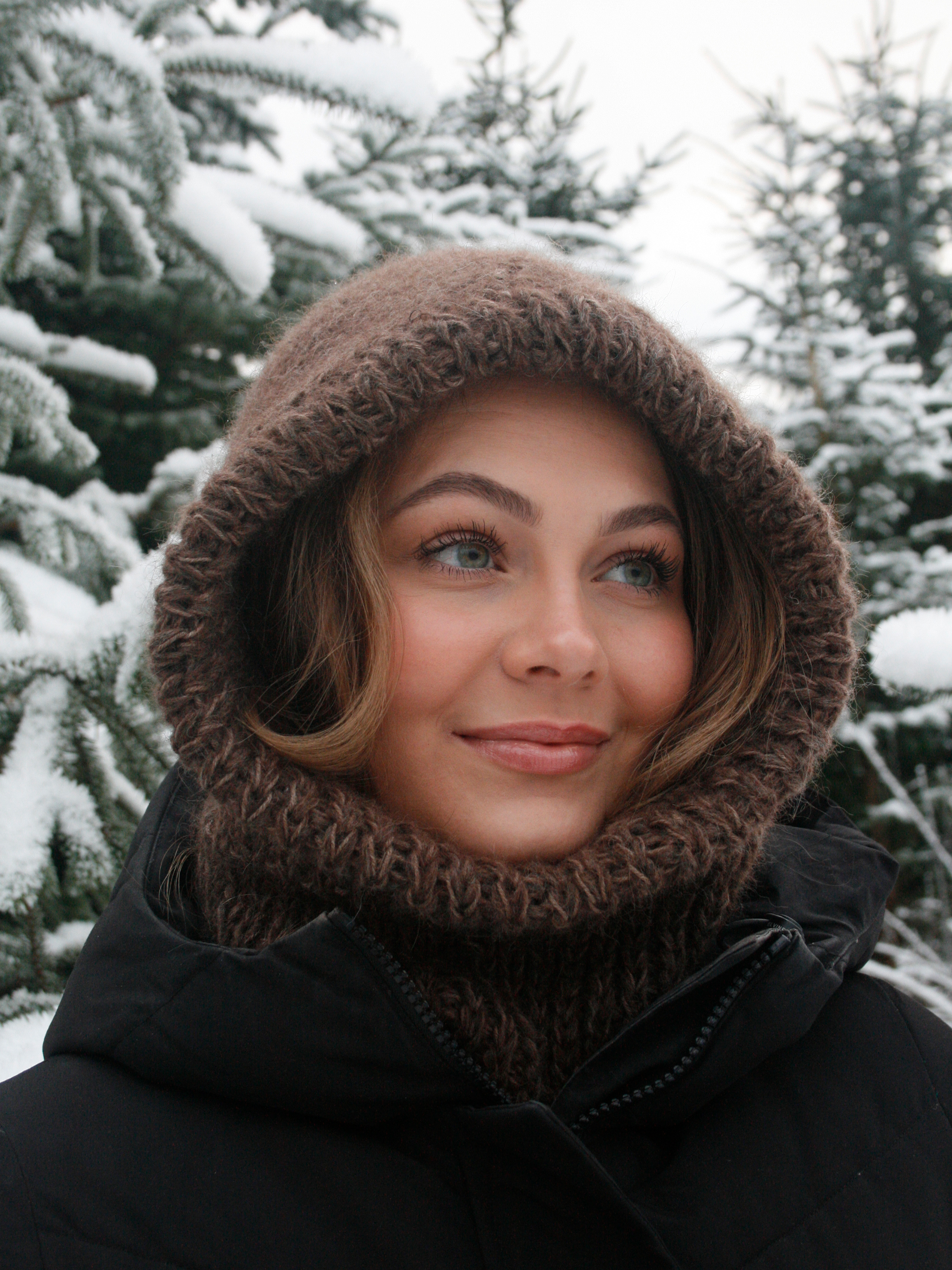 LYKKE balaklava 2 brun