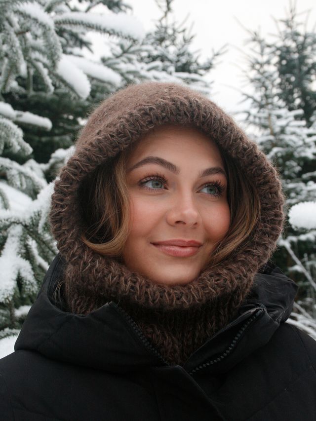 LYKKE balaklava 2 brun