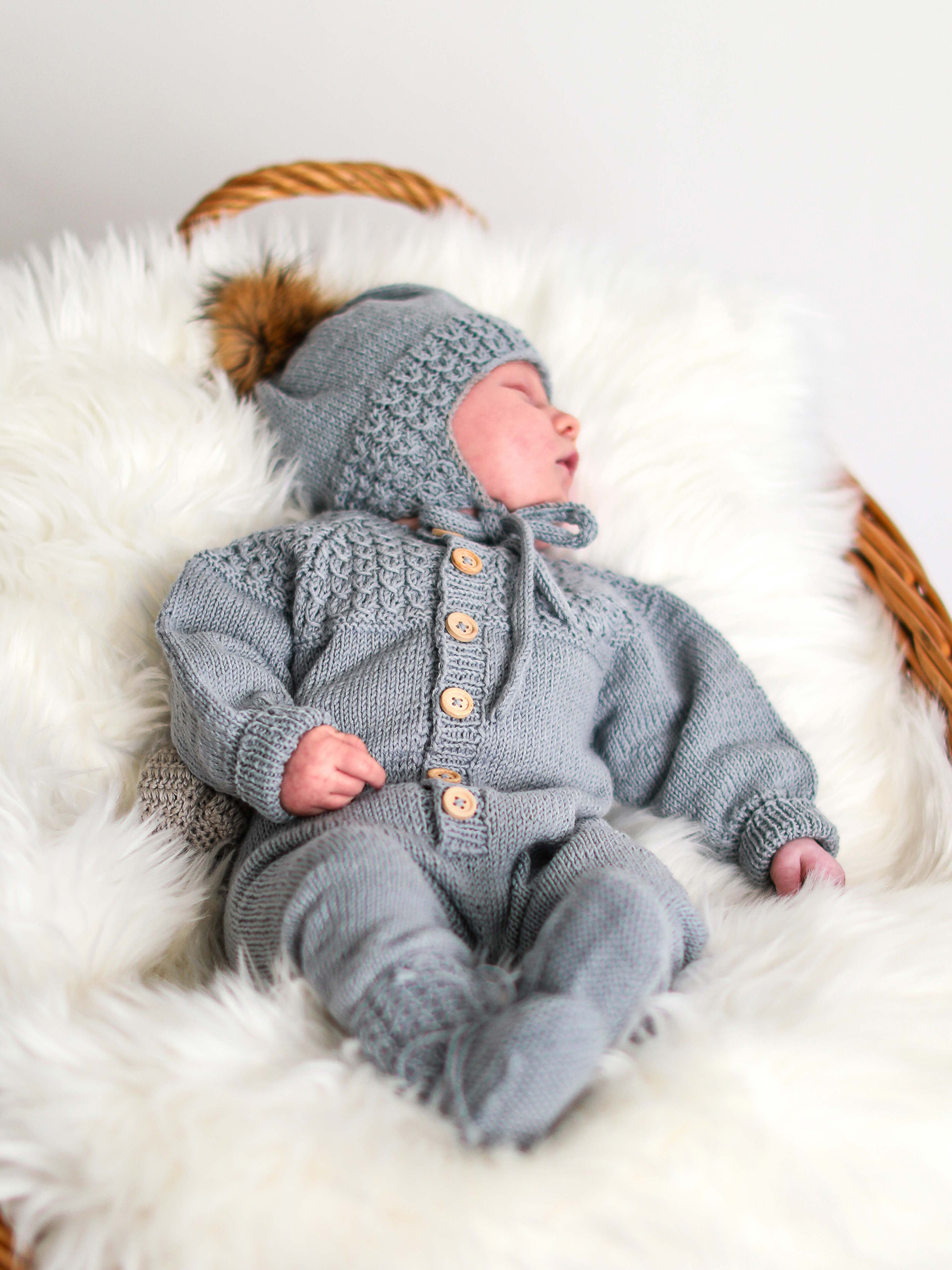 Bysse heldress lys blågrå