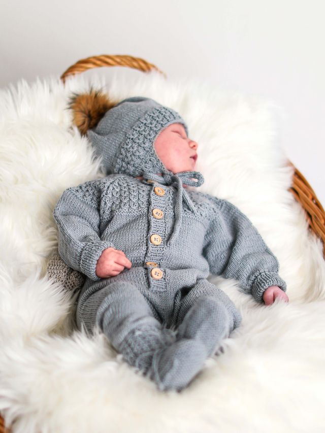 Bysse heldress lys blågrå